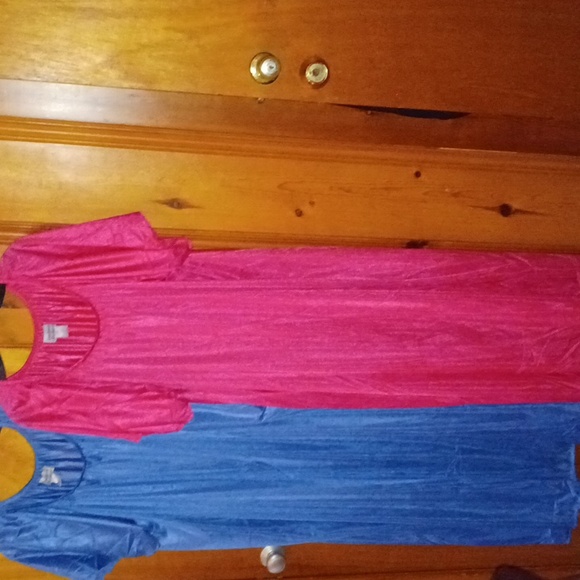 Anthony Richard's, 2 pack elastic neck gowns, plus size up to 5x - Picture 3 of 3